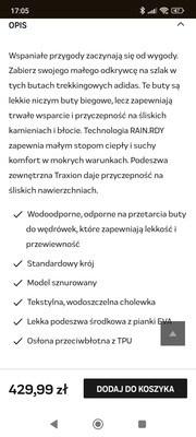 Elbląg Odsprzedam buty ADIDAS założone tylko raz. Opis dokładny ze strony sklepu w zdjęciach. Zapraszam buty naprawdę