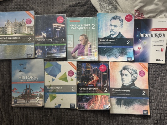 Elbląg Sprzedam podręczniki do drugiej klasy liceum. Nowa Era edycja  2024.