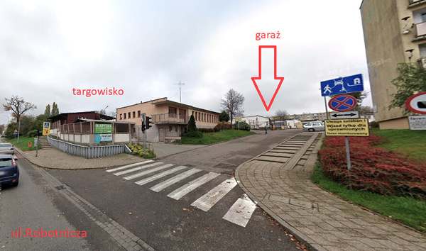 Elbląg Mam do wynajęcia murowany garaż zlokalizowany w kompleksie garaży bezpośrednio przy miejskim targowisku między