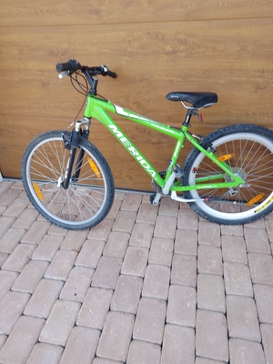 Elbląg Sprzedam rower Merida Kalahari 500,kolor limonka, koła 26 cal, w bardzo dobrym stanie