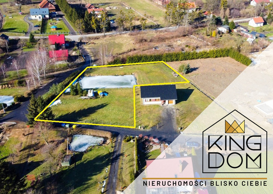 Elbląg KINGDOM NIERUCHOMOŚCI BLISKO CIEBIEDUŻA DZIAŁKA POD ZABUDOWĘ DOMU, ZE STAWEMNOWA WIEŚ POD PASŁĘKIEM