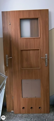 Elbląg Oddam drzwi wewnętrzne łazienkowe dwie pary 75cm szerokość