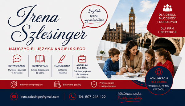 Elbląg Korepetycje z języka angielskiego/efektywnie/