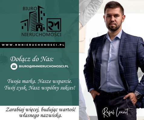Elbląg   Dołącz do Zespołu RM Biuro  Nieruchomości   Twoja marka. Nasze wsparcie. Twój zysk. Nasz