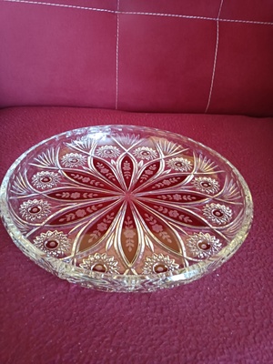 Elbląg Sprzedam kryształowe talerze, misy i koszyki. Cena 50 zł. szt.