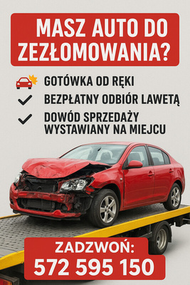 Elbląg 🚗 ZŁOMOWANIE | KASACJA | SKUP AUT 📞 Tel: 572 595 150