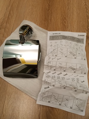 Elbląg Analogowy dystrybutor celulozowego czyściwa toaletowego. Stan: igła - nigdy nie montowany, wykończenie: