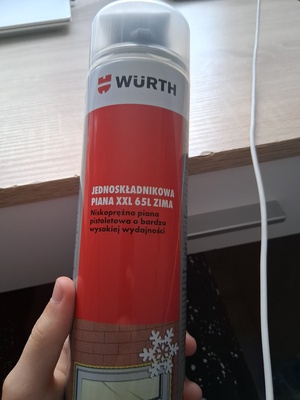 Elbląg Sprzedam piankę montażową do pistoletu 750ml