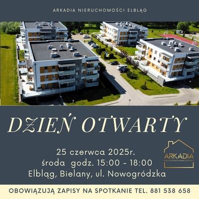 Elbląg :: Biuro nieruchomości ARKADIA ::ZAPROSZENIE NA DZIEŃ OTWARTYElbląg – ul. Nowogródzka Osiedle