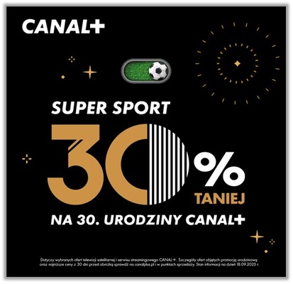 Elbląg ⚽️ Nowy sezon Ligi Mistrzów UEFA 2025/26 w CANAL+! Super Sport ponownie 30% taniej! 🎉Latem