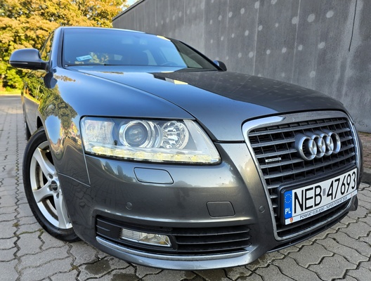 Elbląg Audi A6 C6 S-LINE Quattro  2,8Benz 220Km 2010Rok Bardzo Dobry Stan Automatyczna Skrzynia-Elektryczne Szyby