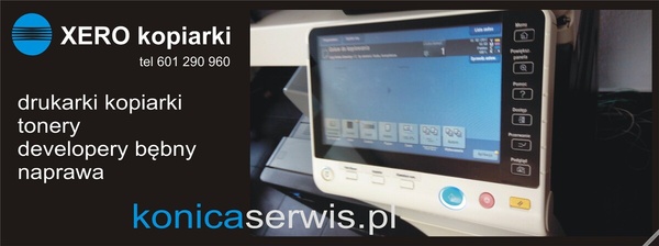 Elbląg Naprawa kserokopiarek i drukarek wielofunkcyjnych Konica-Minolta Bizhub oraz Develop serii Ineo tel: 601290960