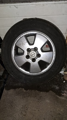 Elbląg 🌟 SOLIDNY Komplet oryginalnych felg aluminiowych OPEL z oponami 15 5x110 🌟