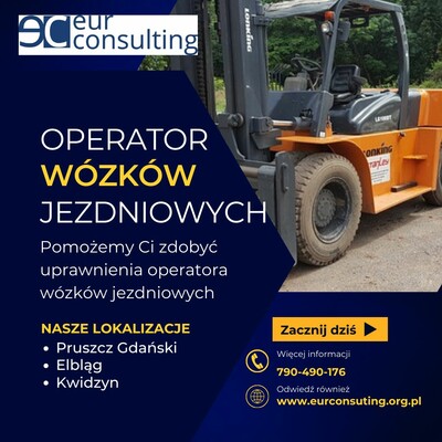Elbląg Operator wózków jezdniowych - Nowy nabór  