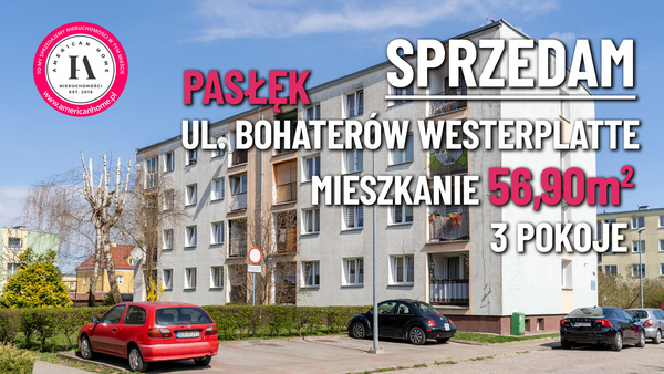 Elbląg TO MY SPRZEDAJEMYNIERUCHOMOŚCI W TYM MIEŚCIEBIURO NIERUCHOMOŚCIAMERICAN HOMEFOR SALE - 3 POKOJE -