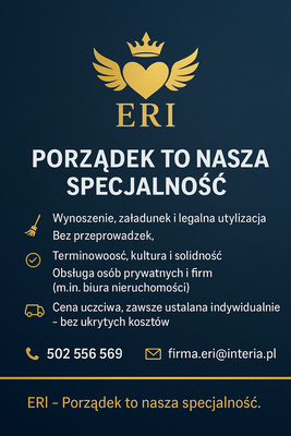 Elbląg Opróżnianie pomieszczeń i wywuz rzeczy