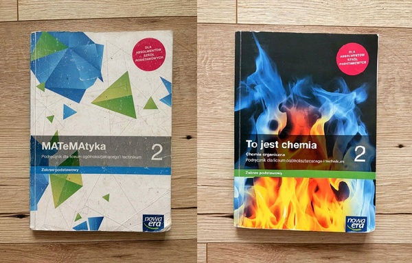 Elbląg Sprzedam podręczniki do szkoły średniej klasa 2:
1) To jest chemia 2,zakres podstawowy, nowa era - 10 zł
2)
