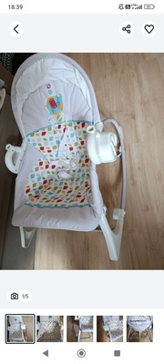 Elbląg Oddam leżaczek Bujaczek Fisher price. Stan ogólny dobry. W zamian trzy pak chusteczek nawilżanych Dada lub