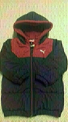 Elbląg Sprzedam kurtkę Puma dla chłopczyka. Rozmiar 80cm, przedział wiekowy 12-18m. Kolor ciemny granat ze wstawkami