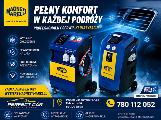 Elbląg SERWIS SAMOCHODOWY PERFECT-CAR AUTO NAPRAWA FABRYCZNA16 KRUPA KRZYSZTOF-Klimatyzacja Nabijanie Odgrzybianie