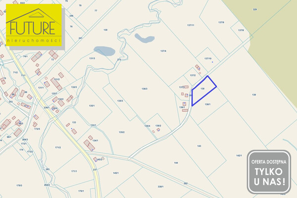 Elbląg FUTURE NIERUCHOMOŚCISprzedam działkę - Błudowo. DZIAŁKA ROLNA W BŁUDOWO, GMINA MŁYNARYCENA: 47 000