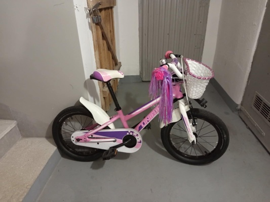 Elbląg sprzedam rower dla dziecka Unibike, kolor różowy, stan idealny