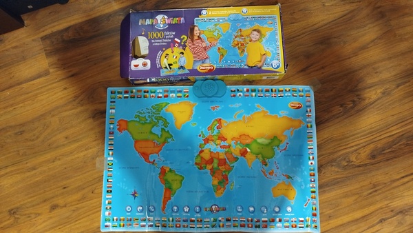 Elbląg Sprzedam Dumel Discovery Interaktywną mapę świata.
Gra edukacyjna wersja po polsku i angielsku wiek 6+
Na