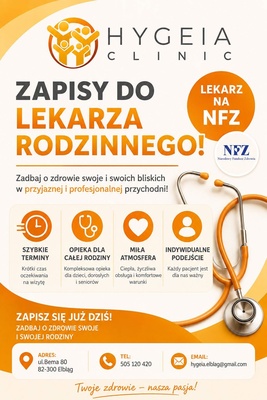 Elbląg ZAPISY DO LEKARZA RODZINNEGO!