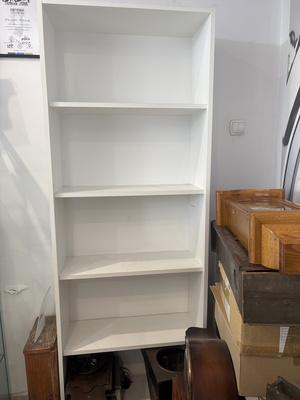 Elbląg Sprzedam regal biały, używany, stan, bdb, wysokość 195 cm, szerokość 70 cm, posiadam 2 szt, cena za szt 50 zl