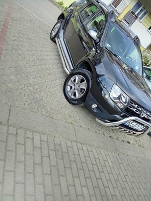 Elbląg Sprzedam: zadbana Dacia Duster SUV w kolorze czarnym, r. prod.2014,benzyna + LPG. Model Dacia Duster 13-Duster