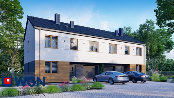 Elbląg &nbsp; NOWOCZESNY DOM W ZABUDOWIE DWULOKALOWEJ 116,37m&sup2;&nbsp; STAN DEWELOPERSKI&nbsp; 