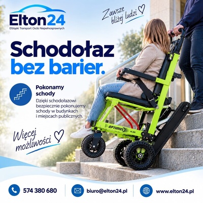 Elbląg ELTON24 – Elbląski Transport Osób Niepełnosprawnych Komfortowy przejazd i pełna pomoc na każdym etapie podróży.