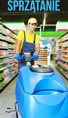 🔆 Sprzątanie maszyną czyszczącą i teren zewnętrzny - praca dla osób z orzeczeniem 🏢 Elbląg Centrum