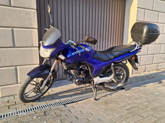 Elbląg 🏍️ Sprzedam Motocykl Kymco Pulsar 125 &ndash; kufer Givi, nowy napęd!