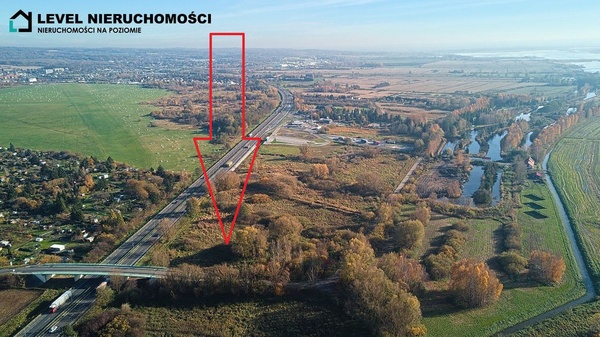 Elbląg LEVEL NIERUCHOMOŚCI  Działka pod usługę i domNowe Pole9600 m2  NIERUCHOMOŚCI NA POZIOMIE  