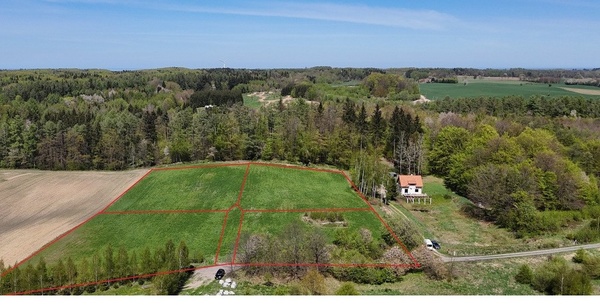 Elbląg 🌳 Działki 1,49 ha z pozwoleniem na budowę w Ogrodnikach – możliwa zamiana na mieszkanie w