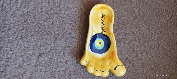 Elbląg Popielniczka w kształcie stopy. Stan jak nowa. Możliwy odbiór w Elblągu, Malborku, Nowym Stawie, Lisewie i