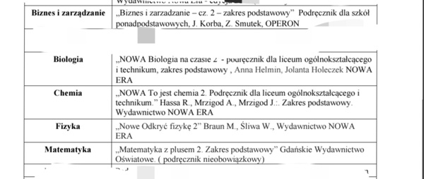 Elbląg Chętnie odkupię podręczniki szkolne 2 klasy technikum. !! Kontakt WYŁĄCZNIE SMS