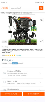 Elbląg Sprzedam glebogryzarkę nową użyta 1 raz