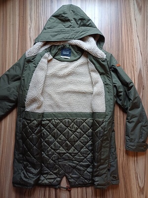 Elbląg Kurtka męska ocieplana kożuszkiem rozmiar L na ok 180 cm. Stan bardzo dobry  wizualnie idealny,