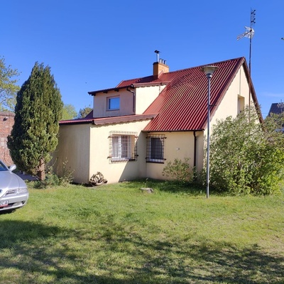 Elbląg SPRZEDAM DZIAŁKĘ Z ZABUDOWANIAMI POW.1900M2 W JANTARZE