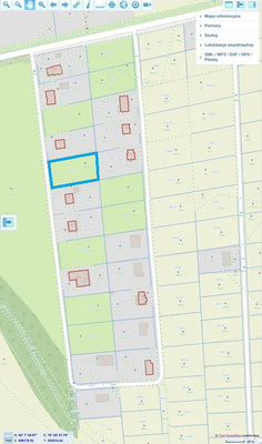 Elbląg Na sprzedaż, działka w Nowinie, z ważnym pozwoleniem na budowę, z projektem Melisa Mała 2 (odbicie lustrzane).