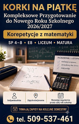 Elbląg Korepetycje z matematyki – Elbląg Zawada | Nauczyciel akademicki