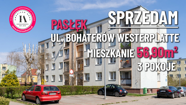 Elbląg &nbsp; TO MY SPRZEDAJEMYNIERUCHOMOŚCI W TYM MIEŚCIEBIURO NIERUCHOMOŚCIAMERICAN HOMEFOR SALE - 3 POKOJE -
