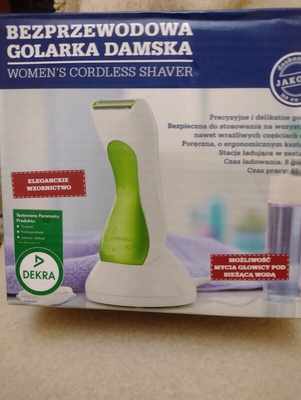 Elbląg Golarka bezprzewodowa damska. 
 Nowa nie używana.
