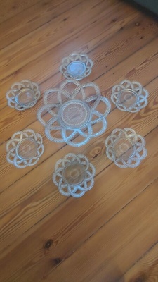 Elbląg Piękny komplet, wyjątkowo misterny. Unikat na rynku.