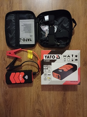 Elbląg NOWE powerbank urządzenie rozruchowe YATO 9000 mAh z latarką