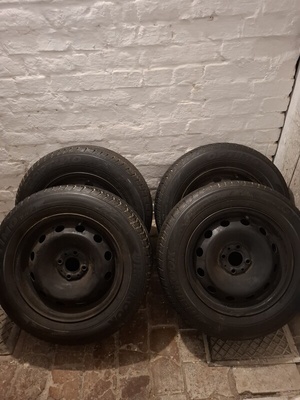 Elbląg Sprzedam felgi stalowe z oponami