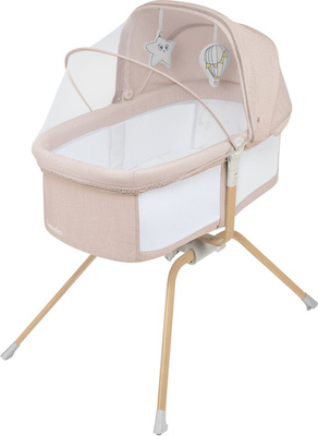 Elbląg Łóżeczko-kołyska Lionelo Malin Evo Beige Natural + Babysense 7 Monitor oddechu