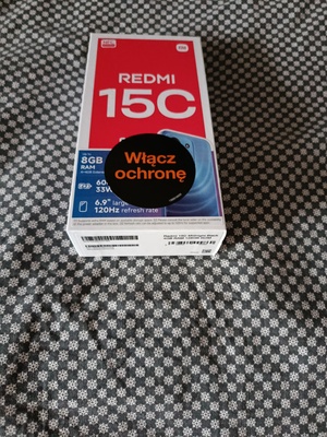 Elbląg Nowy smartfon Red Mi 15C w nie otwieranym pudełku prosto z salonu w najniższej cenie, dołączam fakturę zakupu.
